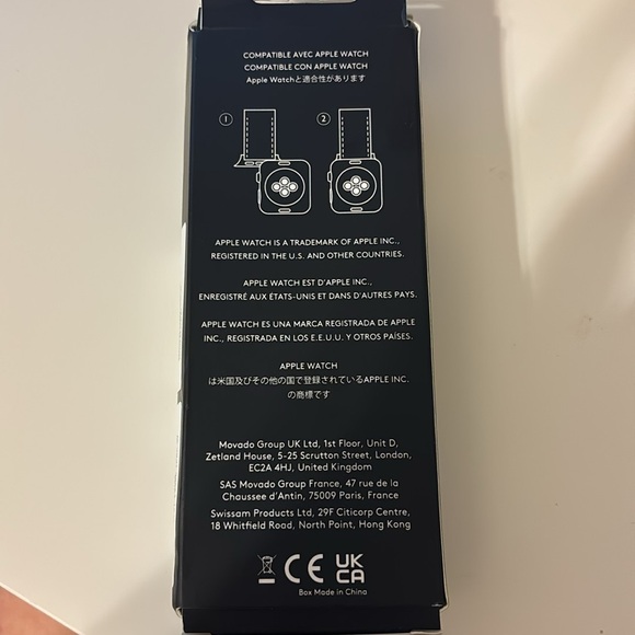 New In Box COACH 14700038 Women's Tea Rose Mesh Band for Apple Watch 38MM/40MM - Picture 3 of 5